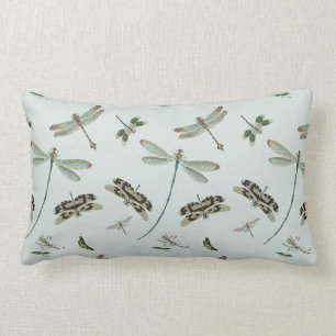 Coussin Rectangle Libellules vintages
