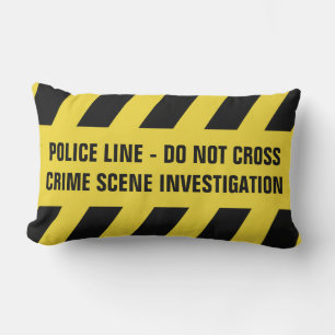 Coussin Rectangle Ligne de police de Faux carreau fait sur commande