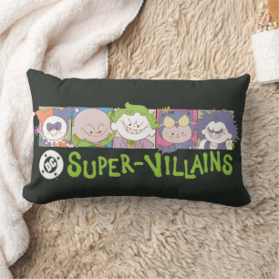 Coussin Rectangle Ligne de super-méchants de DC en dessin animé