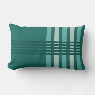 Coussin Rectangle Lignes Abstraites modernes du milieu du siècle Tur