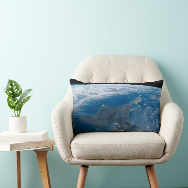 Coussin Rectangle L'île du Nord de la Nouvelle-Zélande. (Chaise)