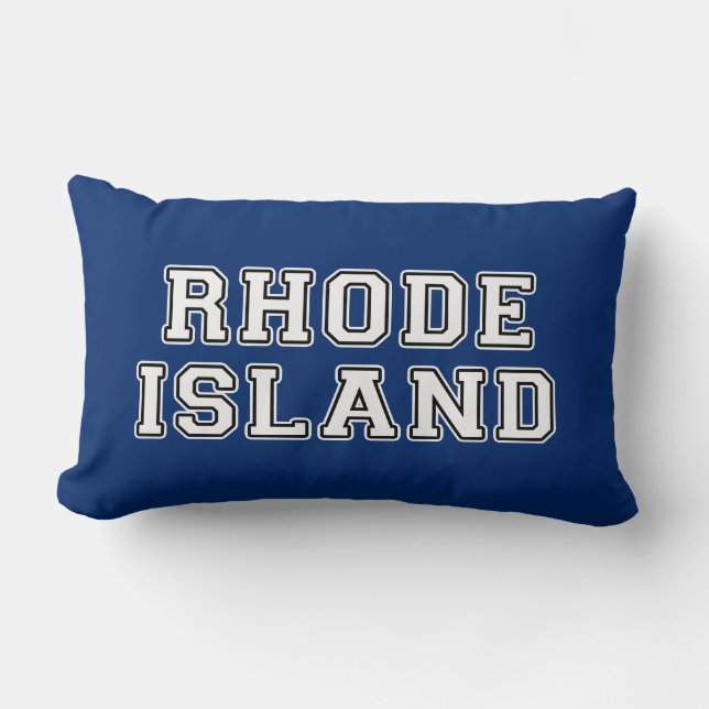 Coussin Rectangle L'île Rhode (Recto)