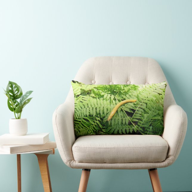 Coussin Rectangle Limace banane sur fougères I  (Chaise)