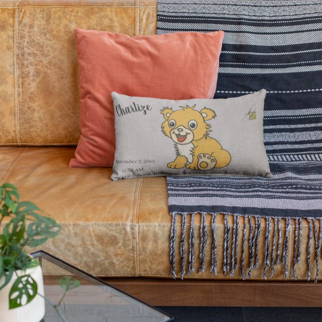 Coussin Rectangle Lion d'oreiller (Créateur téléchargé)