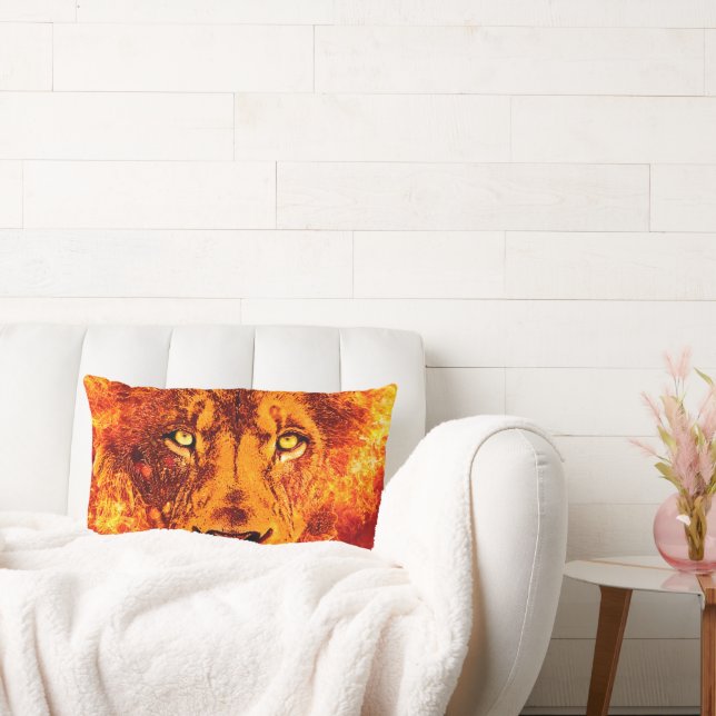 Coussin Rectangle Lion flamand de Juda (Canapé)