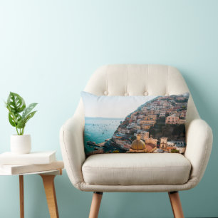 Coussin Rectangle Littoral   Positano Italie, Village de Cliffside