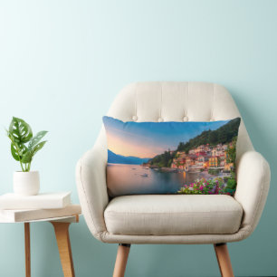 Coussin Rectangle Littoral Varenna, Lombardie, Italie