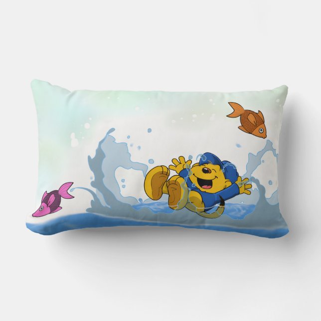 Coussin Rectangle Livre d'images Ferald (Recto)