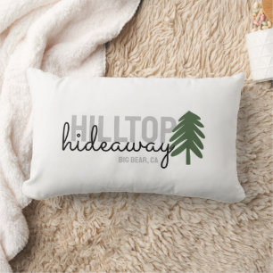 Coussin Rectangle Location de vacances Cabine de pin de montagne - P