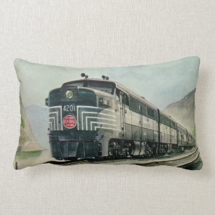 Coussin Rectangle Locomotive diesel centrale de New York