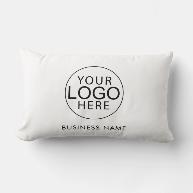 Coussin Rectangle Logo d'affaires élégant Simple moderne personnalis (Recto)