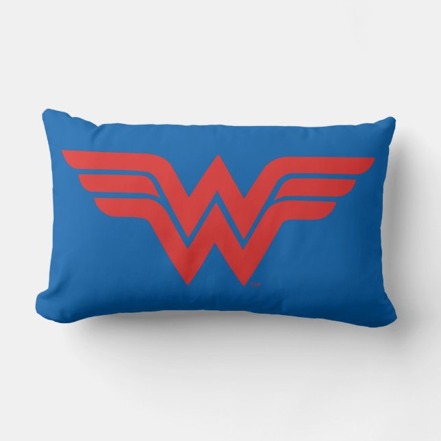 Coussin Rectangle Logo de Red Wonder Woman (Recto)