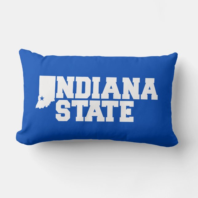 Coussin Rectangle Logo Indiana State (Recto)