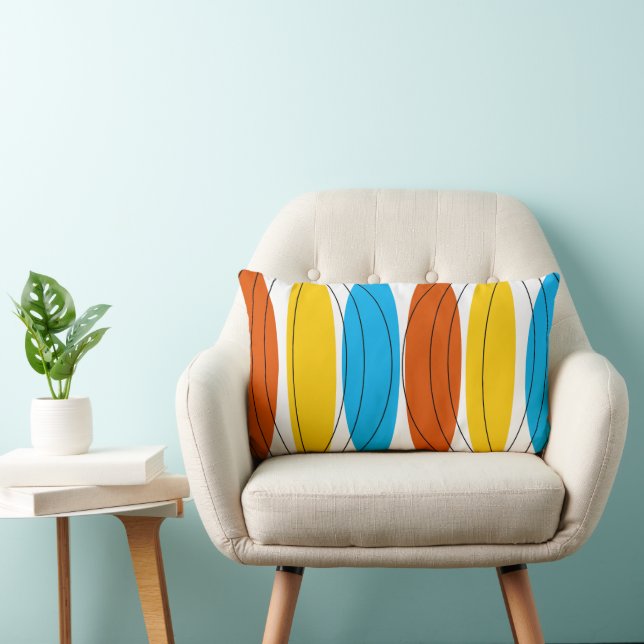 Coussin Rectangle Lombaire de l'oreiller du Globe (Chaise)