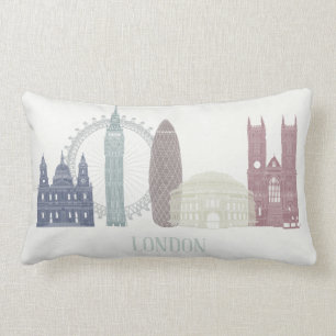 Coussin Rectangle Londres Skyline