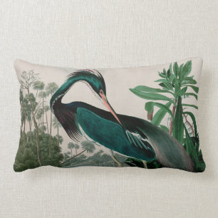 Coussin Rectangle Louisiana Heron Birds of America Audubon Imprimer