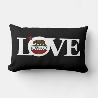 Coussin Rectangle LOVE Lompico Californie