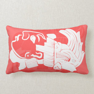 Coussin Rectangle Lumbar MAYA 13" de carreau X.21 "