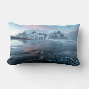 Coussin Rectangle Lumière Extraordinaire en Islande Stokksnes, Ves