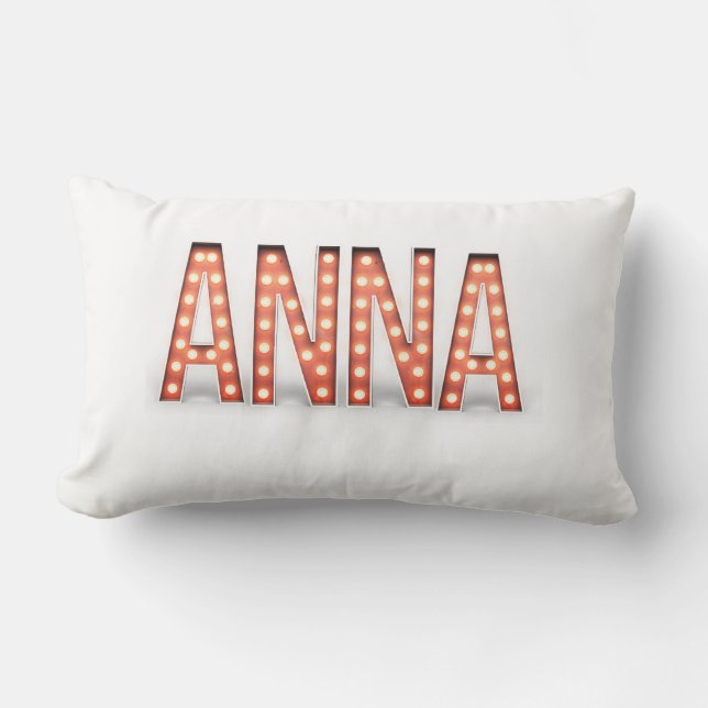 Coussin Rectangle Lumières Anna Marquee (Recto)