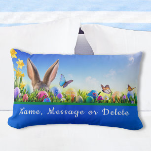 Coussin Rectangle Lumineux Chevauché Personnalisé Lumbar de Pâques C