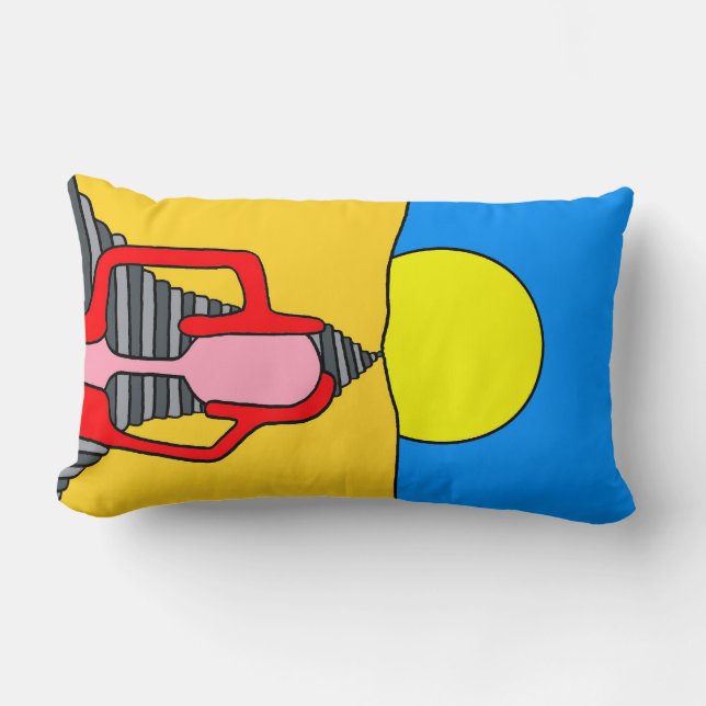 COUSSIN RECTANGLE LUNDI MATIN ! (Recto)