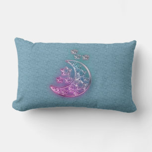 Coussin Rectangle Lune et étoiles