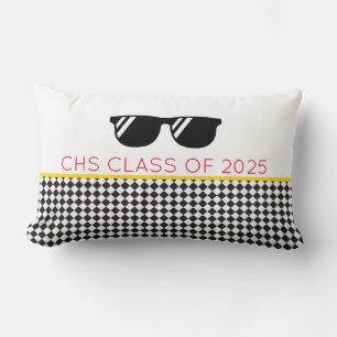 Coussin Rectangle Lunettes de soleil fun couleurs promo 2025 École