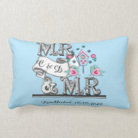 M. et M. Personnalisé Gay Mariage Cadeau