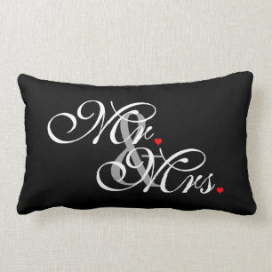 Coussin Rectangle M. et Mme Husband Wife His Hers l'épouse