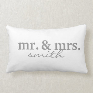 Coussin Rectangle M. et Mme Personalized