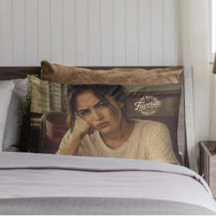 Coussin Rectangle Ma femme est mon problème favori Photo et texte pe