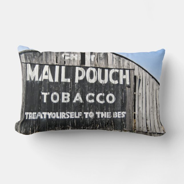 Coussin Rectangle Mâchez Mail Pouch Tobacco - Offrez-vous le meilleu (Recto)