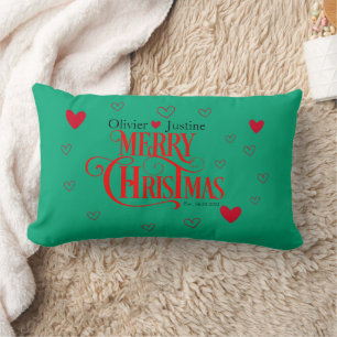 Coussin Rectangle Magic name merry christmas