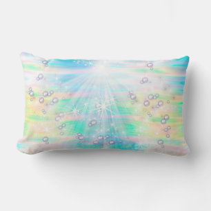 Coussin Rectangle Magique Rainbow Baby Girl Bubbles