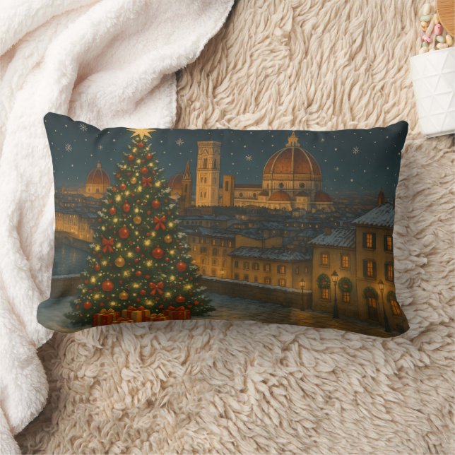 Coussin Rectangle Magnifique Noël à Florence (Couverture)