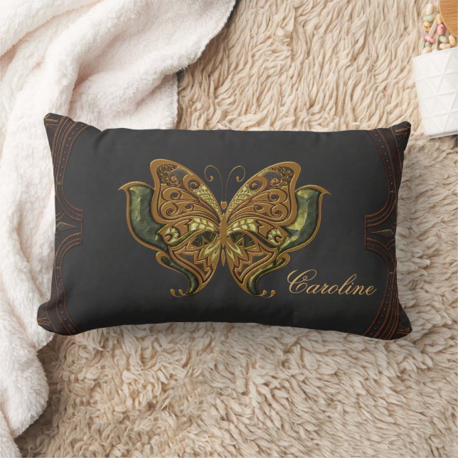 Coussin Rectangle Magnifique papillon élégant. (Couverture)