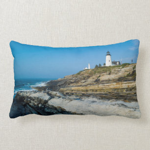 Coussin Rectangle Maine, Pemaquid Point, phare de Pemaquid Point