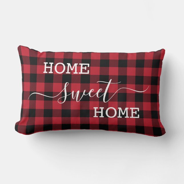 Coussin Rectangle Maison de Noël (Recto)