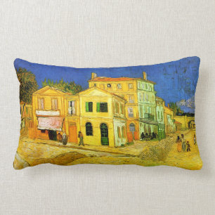 Coussin Rectangle Maison Jaune Van Gogh Art