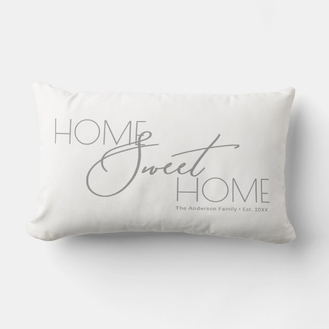 Coussin Rectangle Maison moderne Sweet Home Ménage domestique (Recto)