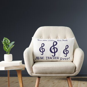 Coussin Rectangle Maître des Mélodies : Meilleur Professeur de Musiq