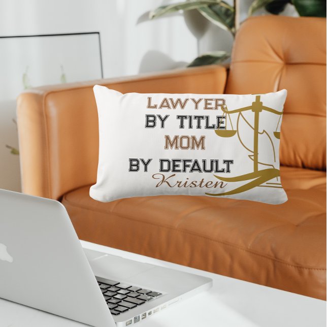 Coussin Rectangle Maman avocate drôle, loi de la fête des mères  (Créateur téléchargé)