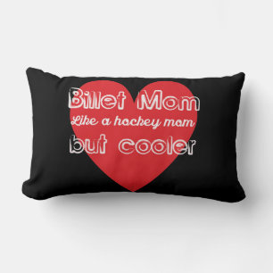 Coussin Rectangle Maman de Billet de Hockey comme une maman de Hocke