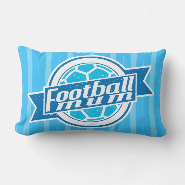 Coussin Rectangle Maman de football (Recto)