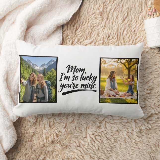 Coussin Rectangle Maman j'ai tellement de chance que tu sois à moi B (Couverture)