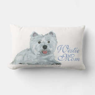 Coussin Rectangle Maman Westie