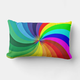 Coussin Rectangle Mandala-46556 couleur arc-en-ciel