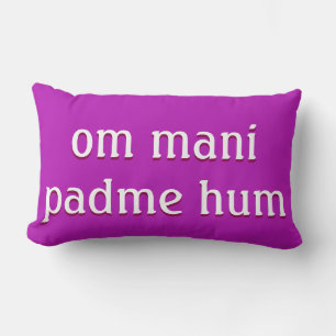 Coussin Rectangle Mantra : om mani padme hum