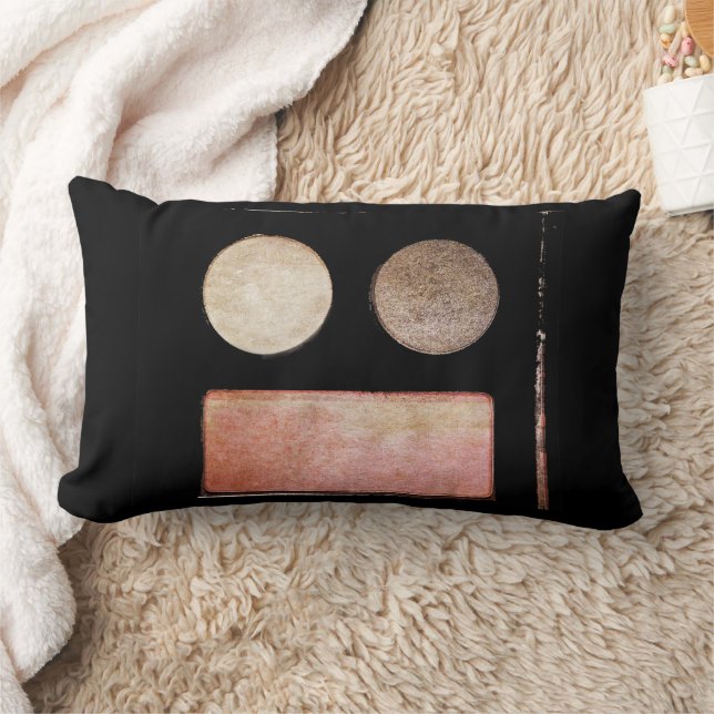 Coussin Rectangle Maquillage Palette-Face par Shirley Taylor (Couverture)